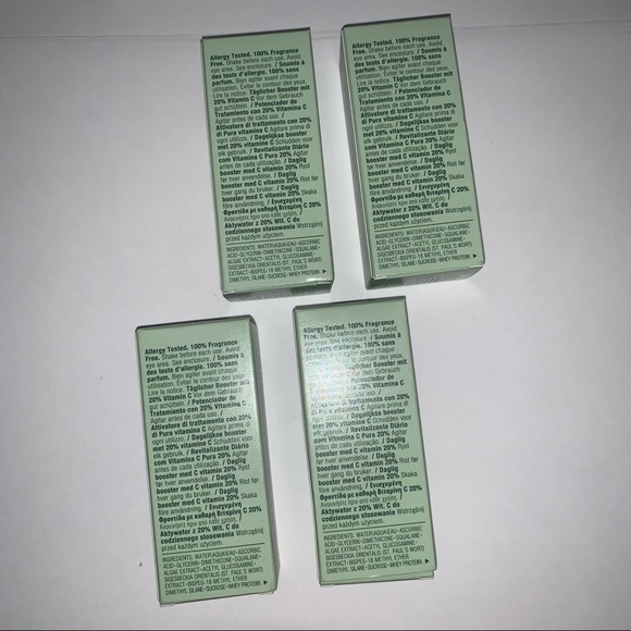 4 x clinique fresh pressed daily booster 20% - Picture 2 of 2